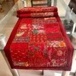 Elegant Rajasthani Patchwork Table Runner - Image 4