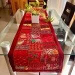 Elegant Rajasthani Patchwork Table Runner - Image 3