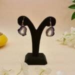 Gem Gaze Druzy Agate Slice Earring Set - Image 3