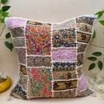 Handcrafted Harmony Cushion Cover Set of 5 (16 x 16 in) - Image 7