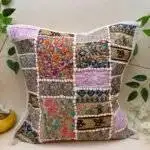 Handcrafted Harmony Cushion Cover Set of 5 (16 x 16 in) - Image 7