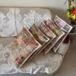 Handcrafted Harmony Cushion Cover Set of 5 (16 x 16 in) - Image 2