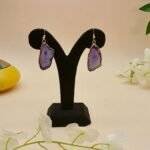 Lush Druzy Agate Slice Earring Set - Image 4