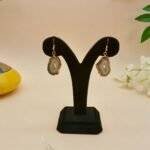Vogue Stone Druzy Agate Slice Earring Set - Image 4