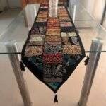 Black Majesty Table Runner and 6 Mats Set - Image 5