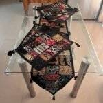 Black Majesty Table Runner and 6 Mats Set