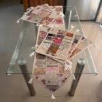 Ivory Elegance Spread Table Runner and 6 Mats Set