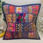 Mahal Embroidery Cushion Cover Set of 5 (16 x 16 in) - Image 6