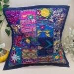 Mahal Embroidery Cushion Cover Set of 5 (16 x 16 in) - Image 5