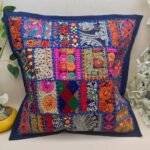 Mahal Embroidery Cushion Cover Set of 5 (16 x 16 in) - Image 3