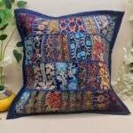 Marwari Magic Patchwork Cushion Cover Set of 5 (16 x 16 in) - Image 7