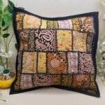 Marwari Magic Patchwork Cushion Cover Set of 5 (16 x 16 in) - Image 4