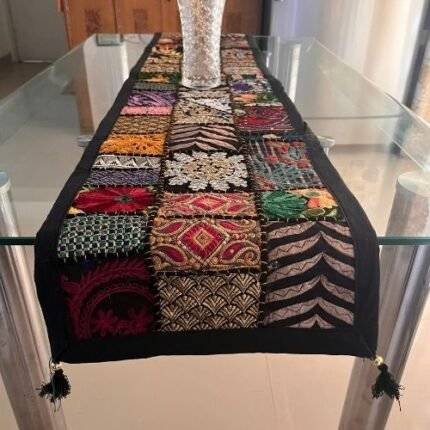 Midnight Oasis Table Runner