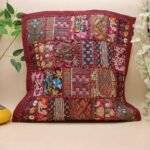 Rangoli Bliss Cushion Cover Set of 5 (16 x 16 in) - Image 5