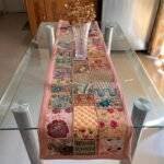 Rangoli Radiance Table Runner and 6 Mats Set - Image 6
