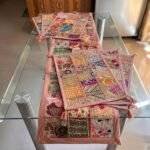 Rangoli Radiance Table Runner and 6 Mats Set - Image 2