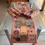 Rangoli Radiance Table Runner and 6 Mats Set