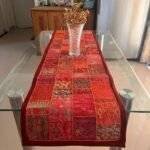 Royal Red Mehfil Table Runner Large