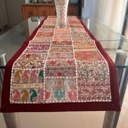 Ruby Rhythm Spread Table Runner Large