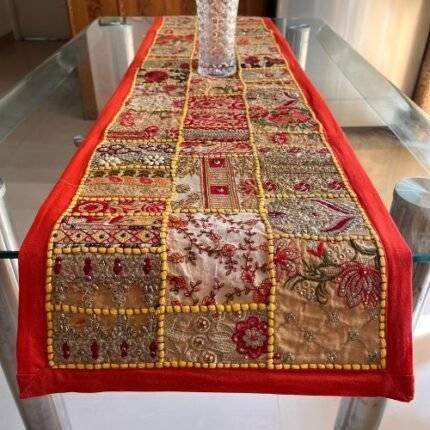 Saffron Harvest Table Runner