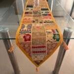 Sunshine Yellow Charm Table Runner and 6 Mats Set - Image 2