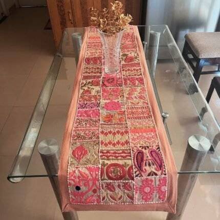 Sand Serenity Table Runner Beige