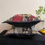 Artisan Patch Cushion Cover Set of 2 (16 x 16 in)