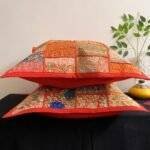 Ethnic Elegance Cushion Cover Set of 2 (16 x 16 in)