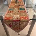 Golden Oasis Table Runner and 4 Mats Set - Image 2