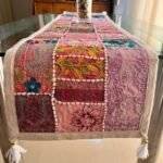Jaipuri Pink Table Runner - Image 4