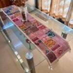 Jaipuri Pink Table Runner - Image 2