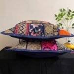 Mahal Embroidery Cushion Cover Set of 2 (16 x 16 in)