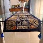 Midnight Blue Mirage Table Runner