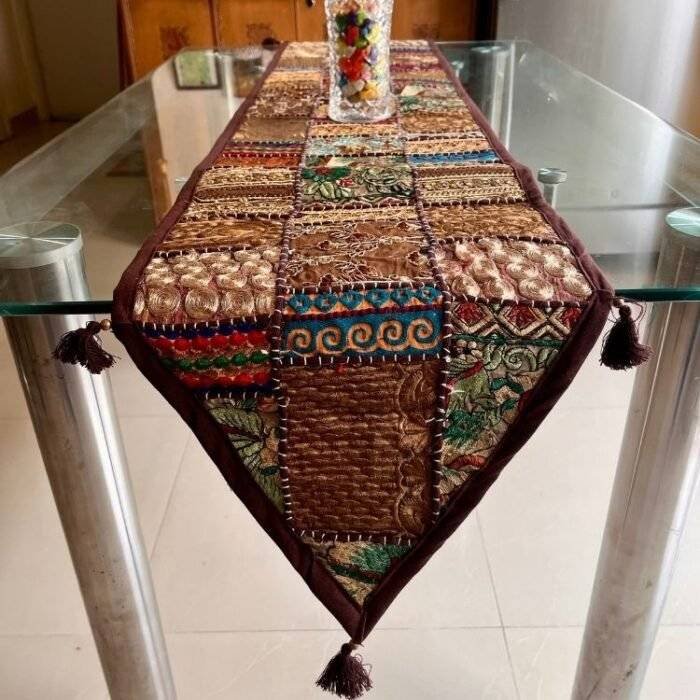 Bohemian Drift Table Runner and 6 Mats Set - Image 6