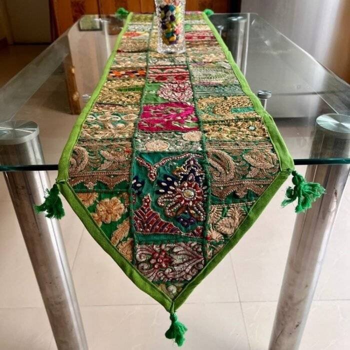 Boho Dreamscape Table Runner and 6 Mats Set - Image 3