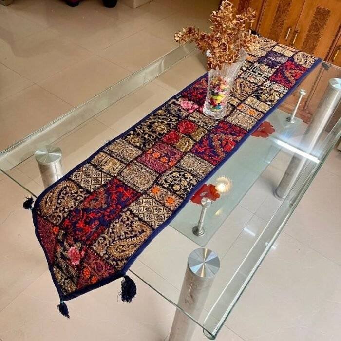 Earthy Embers Table Runner and 6 Mats Set - Image 4