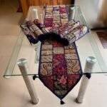 Earthy Embers Table Runner and 6 Mats Set