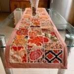 Ember Embroidery Table Runner and 6 Mats Set - Image 4