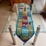 Mosaic Mirage Table Runner and 6 Mats Set - Image 4