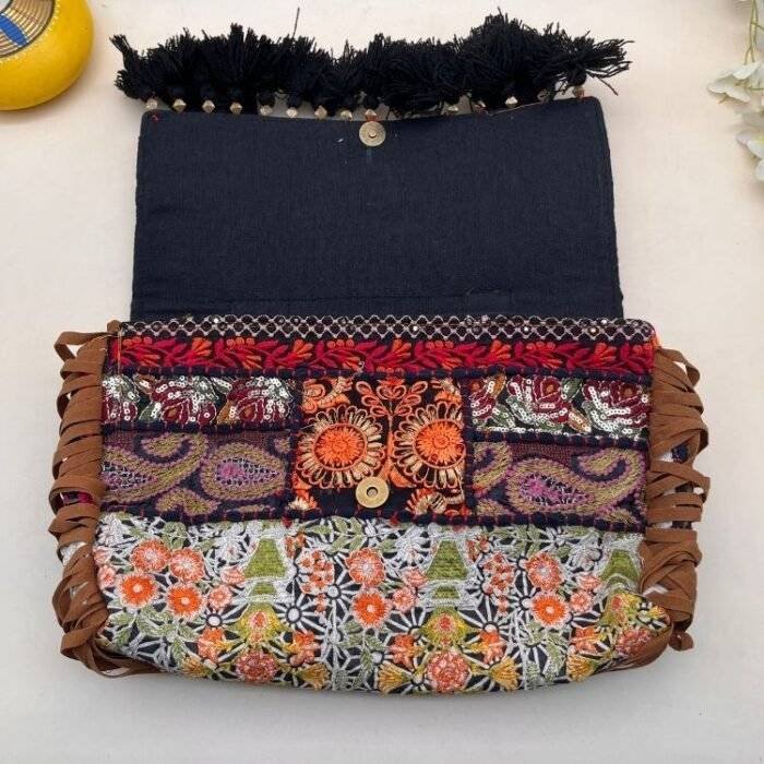Woven Wanderlust Banjara Bag - Image 5