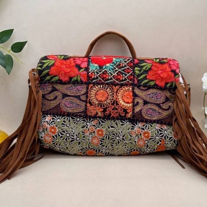 Woven Wanderlust Banjara Bag - Image 2