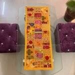 Yellow Patchwork Small Table Runner - Image 3