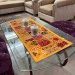 Yellow Patchwork Small Table Runner - Image 4