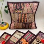 Small Coffee Cushion Cover Set of 5 (12 x 12 inches)