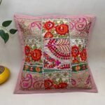Small Beige Cushion Cover Set of 5 (12 x 12 inches) - Image 2