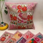 Small Beige Cushion Cover Set of 5 (12 x 12 inches)