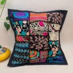 Small Black Cushion Cover Set of 5 (12 x 12 inches) - Image 2