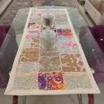 Ivory Patchwork Small Table Runner