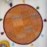 Amber Glow Round Table Mat