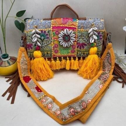 Flame of the Desert Banjara Bag